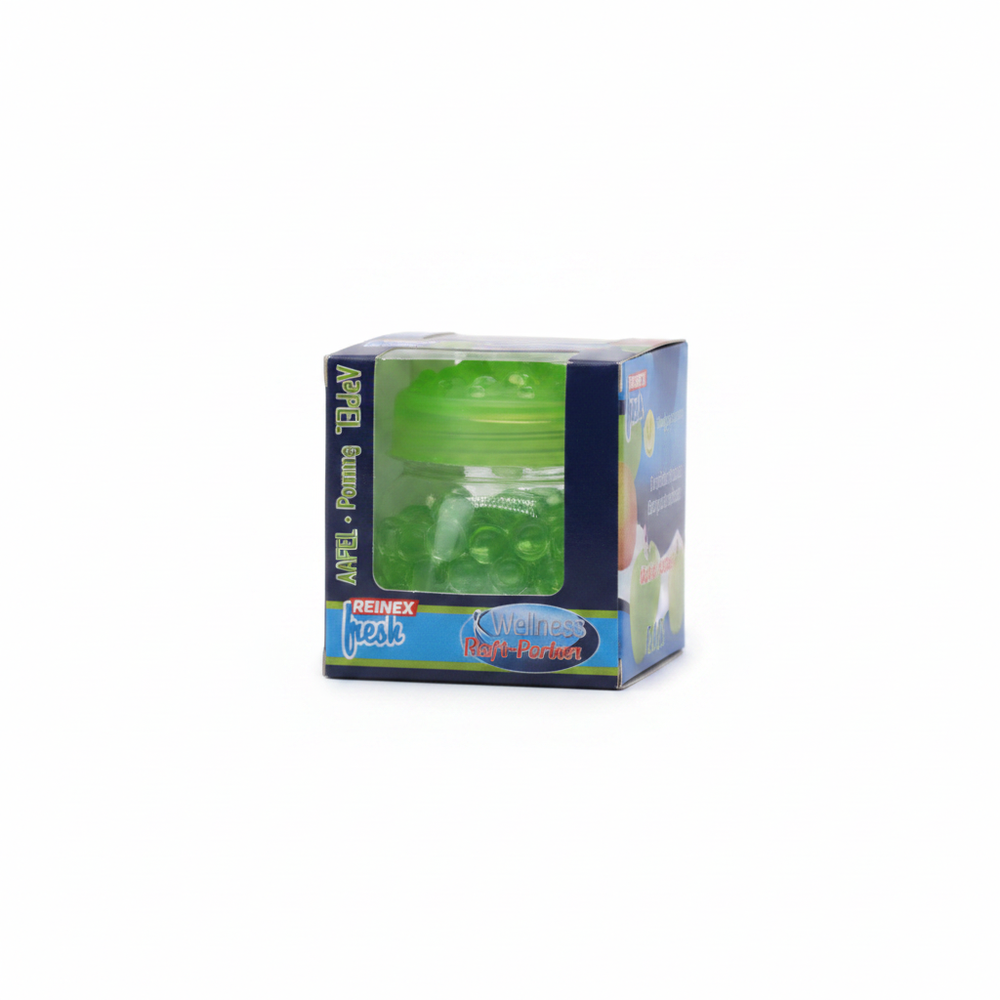 REINEX FRESH Wellness Duft-Perlen Apfel auf weißem Hintergrund
