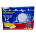 Reinex Geschirr-Reiniger Tabs 2in1, 40 Tabs