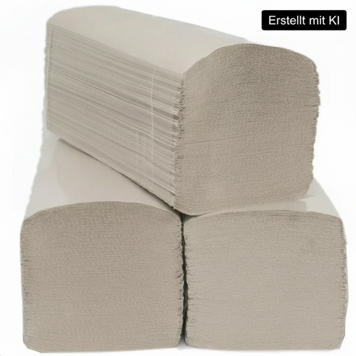 Krepp-Handtuchpapier mit KI-Badge
