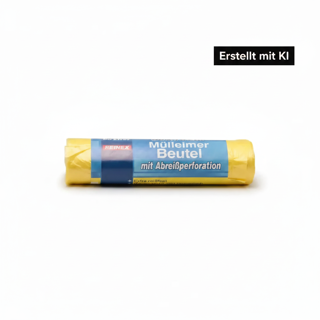 Reinex Mülleimer Beutel mit KI-Badge