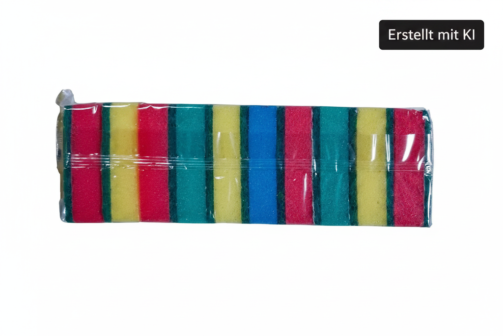Reinex PutzFix Schwämme Seite mit KI-Badge