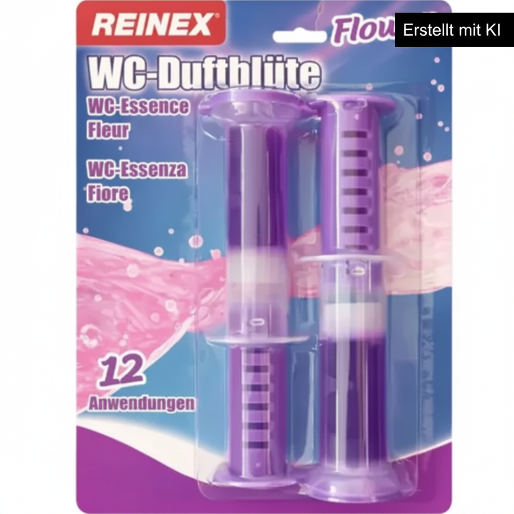 Reinex WC-Duftblüte Flower mit KI-Badge