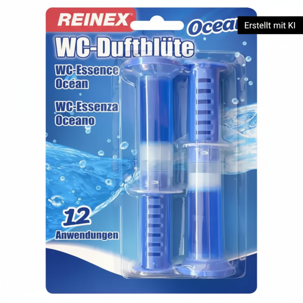 Reinex WC-Duftblüte Ocean mit KI-Badge