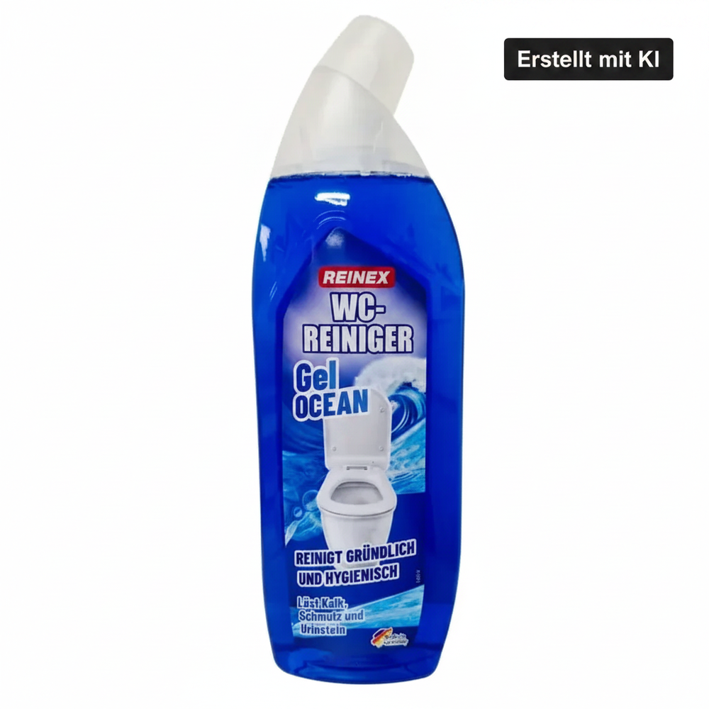 Reinex WC-Reiniger Gel Ocean mit KI-Badge
